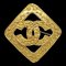 CHANEL Rhombus Brooch Pin Gold 94A 142101 1