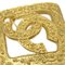CHANEL Rhombus Brosche Gold 94A 142101 2