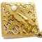 Chanel Rhombus Dangle Earrings Gold Clip-On 2788/26 142127, Set of 2 3