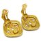 Chanel Rhombus Earrings Clip-On Gold 96A 131635, Set of 2 4