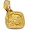 Chanel Rhombus Earrings Clip-On Gold 96A 122171, Set of 2, Image 4
