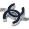 Colgante de collar de cadena de plata de Chanel, Imagen 3