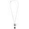 Silver Chain Necklace Pendant from Chanel 2