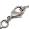 Collana con ciondolo in argento con catena e strass di Chanel, Immagine 4