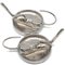 Chanel Silver Piercing Earrings 97A 112324, Set of 2 3