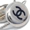 Chanel Silver Piercing Earrings 97A 112324, Set of 2, Image 2