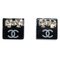 Boucles d'Oreilles Carrées de Chanel, Set de 2 1
