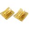 Chanel Quadratische Ohrringe Clip-On Gold 95A 123264, 2er Set 3