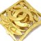 Chanel Square Earrings Clip-On Gold 95A 123264, Set of 2 2