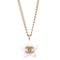 Star Chain Necklace Pendant in White Chanel 1