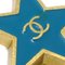 Boucles d'Oreilles Clip-On Étoile Bleue de Chanel, Set de 2 2