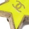 Clip-On Yellow Star Earrings from Chanel, Set of 6 2