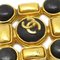 CHANEL Stone Brooch Pin Gold 97A 67749 2