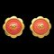 Chanel Stone Ohrringe Clip-On Rosa 97P 113270, 2er Set 1