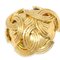 Chanel Triple Cc Button Earrings Gold Clip-On 94A 66538, Set of 2, Image 2