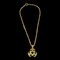 CHANEL Collar con colgante de cadena triple CC Oro 94A 151187, Imagen 1