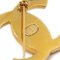 Large Gold Turnlock Brooch from Chanel, Image 4