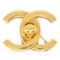 Große goldene Drehverschlussbrosche von Chanel 1
