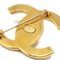 Large Gold Turnlock Brooch from Chanel, Image 3