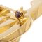 Große goldene Drehverschlussbrosche von Chanel 4