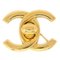 Goldene Drehverschlussbrosche von Chanel 1