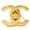Goldene Drehverschlussbrosche von Chanel 1