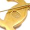 Gold Turnlock Brooch from Chanel 4