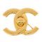 Broche Turnlock grande dorado de Chanel, Imagen 1