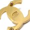Large Gold Turnlock Brooch from Chanel 3