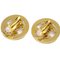 Chanel Turnlock Knopf Ohrringe Gold Clip-On 97P 151860, 2er Set 3