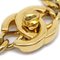 CHANEL Turnlock Chain Bracelet Gold 96P 99873, Image 2