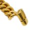 Goldenes Turnlock Kettenarmband von Chanel 3