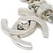 Silberne Turnlock Halskette von Chanel 3