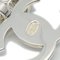 Silberne Turnlock Halskette von Chanel 4