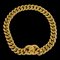 CHANEL Turnlock Chain Pendant Necklace Gold 96A 151278 1