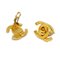 Chanel Turnlock Earrings Clip-On Gold Small 95A 120617, Set of 2, Image 3