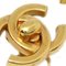 Chanel Turnlock Ohrringe Clip-On Gold Small 96P 120619, 2er Set 2