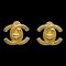 Chanel Turnlock Earrings Gold Small 96A 130869, Set of 2, Image 1