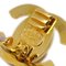 Chanel Turnlock Earrings Gold Small 96A 130869, Set of 2, Image 4
