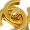 Chanel Turnlock Ohrringe Gold Small 97P 120295, 2er Set 2