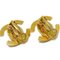 Chanel Turnlock Ohrringe Gold Small 97P 120295, 2er Set 3