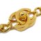 Goldene Turnlock Halskette mit Anhänger von Chanel 3