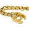 Turnlock Rhinestone Gold Chain Bracelet from Chanel 3