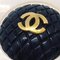 Chanel Boucles d'Oreilles Clip-On Blanc Noir Bouton 95P 123098, Set de 2 2