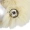 Bracciale rigido in pelliccia bianca di Chanel, Immagine 3