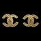 Chanel Woven Cc Earrings Clip-On Gold 2913 131707, Set of 2 1