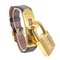 HERMES 1987 Kelly Watch Gray Ostrich 88858, Image 1