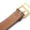 HERMES 1988 Kelly Watch Brown Courchevel 160511 7