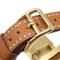 HERMES 1990 Kelly Watch Brown Courchevel 69681 4