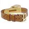 HERMES 1990 Kelly Watch Gold Courchevel 123107, Image 3